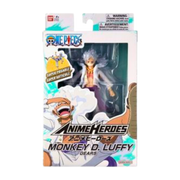 One Piece Luffy Gear 5 Anime Heroes Bandai – דמות אקשן 17 ס״מ