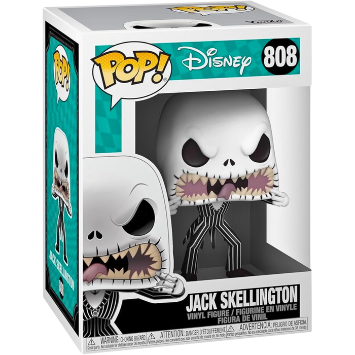 בובת פופ ג’ק סקלינגטון – Funko Pop! The Nightmare Before Christmas #808 (Scary Face)