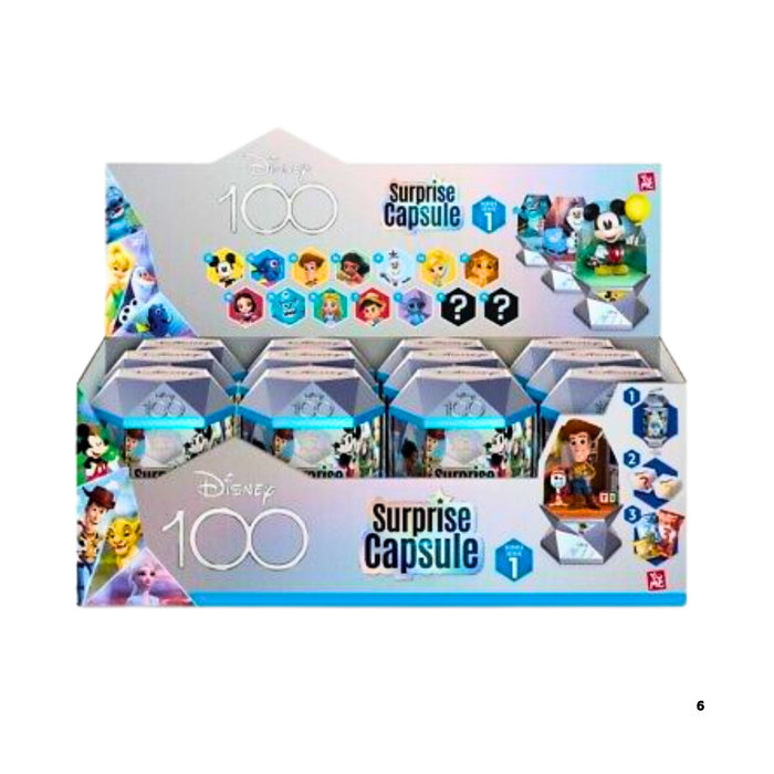 יו-מי דיסני 100 – קפסולת הפתעה מסדרת YuMe Disney 100 Anniversary Surprise Capsules (סדרה 2) | מחיר: 59.90 ₪ | מוצר מקורי, מהדורה מיוחדת