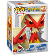 פסלוני אספנות - בובת Funko Pop Pokémon Blaziken #983 – בלאזיקן המקורי לאספנים פאנקו פופ https://anime-market.co.il