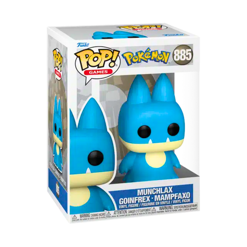 Funko Pop! Games #885 – מאנצ’לקס (Munchlax) | Pokémon | דמות אספנות ויניל מבית אנימה מרקט רק ב - https://anime-market.co.il