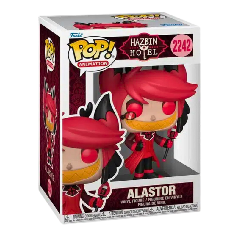 Funko Pop Alastor #2242 – Hazbin Hotel | דמות ויניל אספנות מבית אנימה מרקט רק ב - https://anime-market.co.il