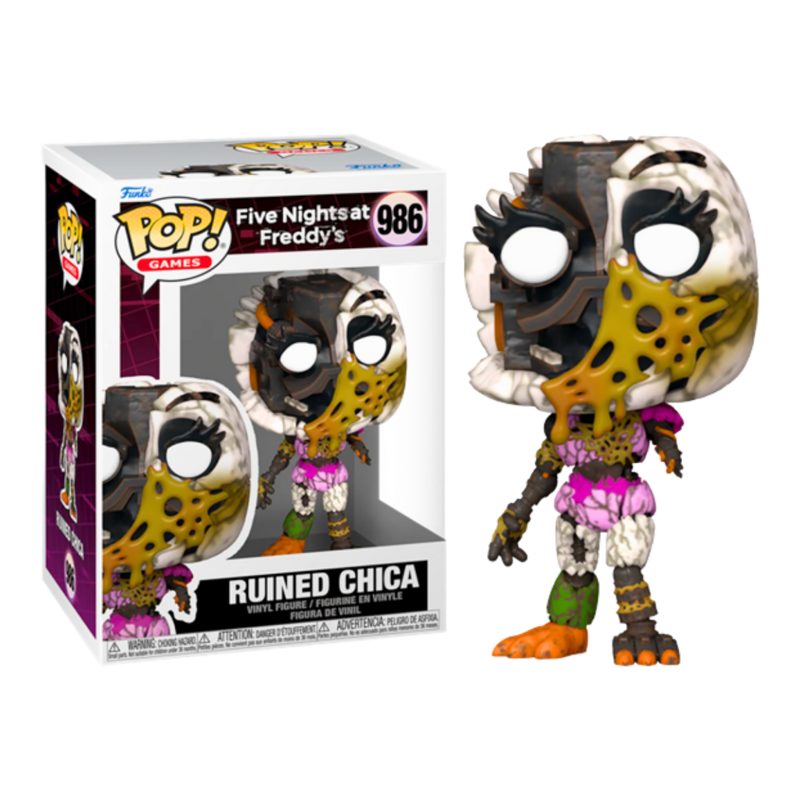 Funko Pop! Games #986 – Ruined Chica | Five Nights at Freddy’s: Security Breach | דמות אספנות ויניל