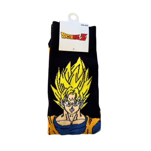 גרבי גוקו Super Saiyan 2 דרגון בול Z מידה 36-46 – גרביים ארוכות Dragon Ball Z גרביים ברקע שחור מבית אנימה מרקט רק ב - https://anime-market.co.il
