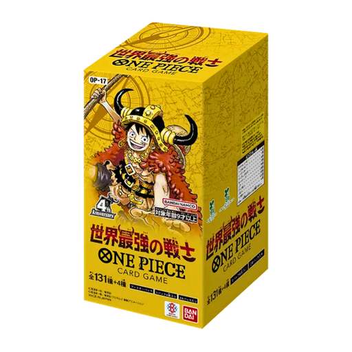 One Piece TCG Booster Box OP-17 – The World’s Strongest Warriors | יפני | מכירה מוקדמת מבית אנימה מרקט רק ב - https://anime-market.co.il