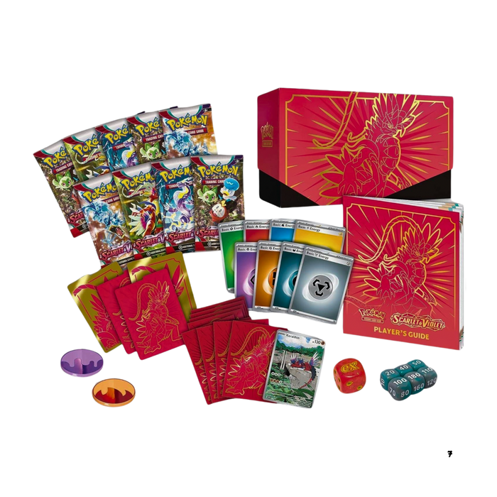 קלפי פוקימון מקוריים – Pokemon TCG Scarlet & Violet Elite Trainer Box Koraidon | מארז אספנים נדיר עם קלף פרומו ו-9 בוסטרים