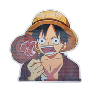 - וואן פיס - לופי אוכל בשר מדבקת תלת מימד אנימה מרקט https://anime-market.co.il