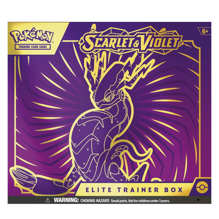 קלפי פוקימון Scarlet & Violet Miraidon Elite Trainer Box – מארז מקורי עם 9 בוסטרים, פרומו ושרוולים – Pokemon TCG מקורי