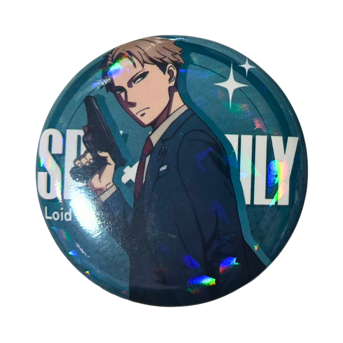 סיכת לויד פורג’ר מנצנצת – סיכה לאספנים מ-Spy x Family בקוטר 58 מ”מ