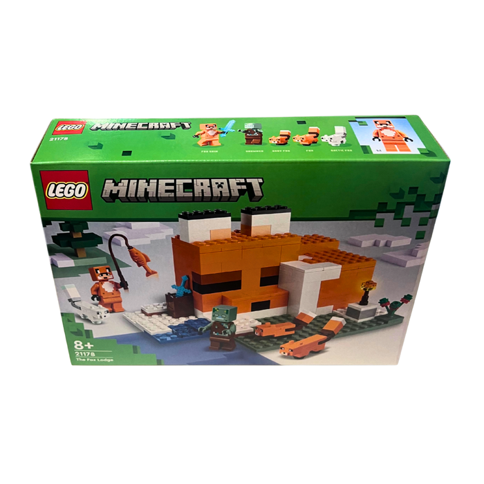 LEGO Minecraft – בקתת השועל (21178) | סט לגו מיינקראפט 193 חלקים