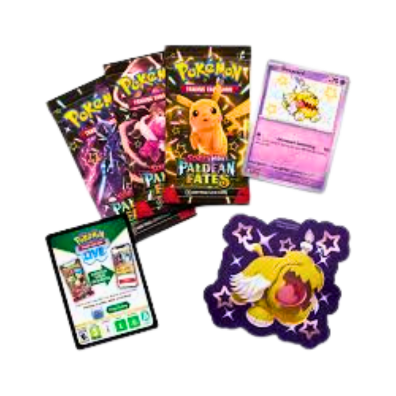 Pokémon Paldean Fates Tech Sticker Collection – Shiny Maschiff