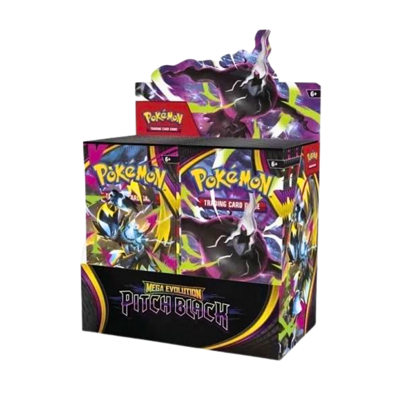 Pokémon TCG Mega Evolution – Pitch Black Booster Box | 36 חבילות