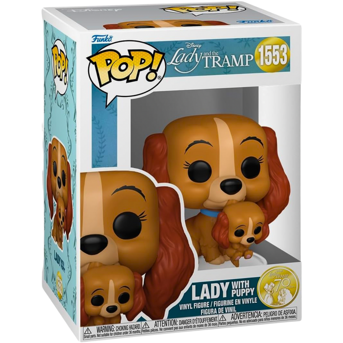 🐾 Funko POP! דיסני: היפהפייה והיחפן – ליידי עם הגור | מספר 1553

Funko POP! Disney: Lady and the Tramp – Lady with Puppy