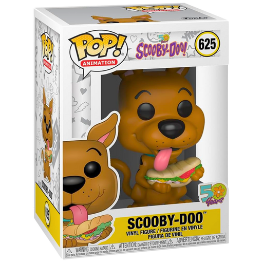 Funko Pop Scooby-Doo with Sandwich #625 – סקובי דו 50 שנה | דמות ויניל אספנות מבית אנימה מרקט רק ב - https://anime-market.co.il