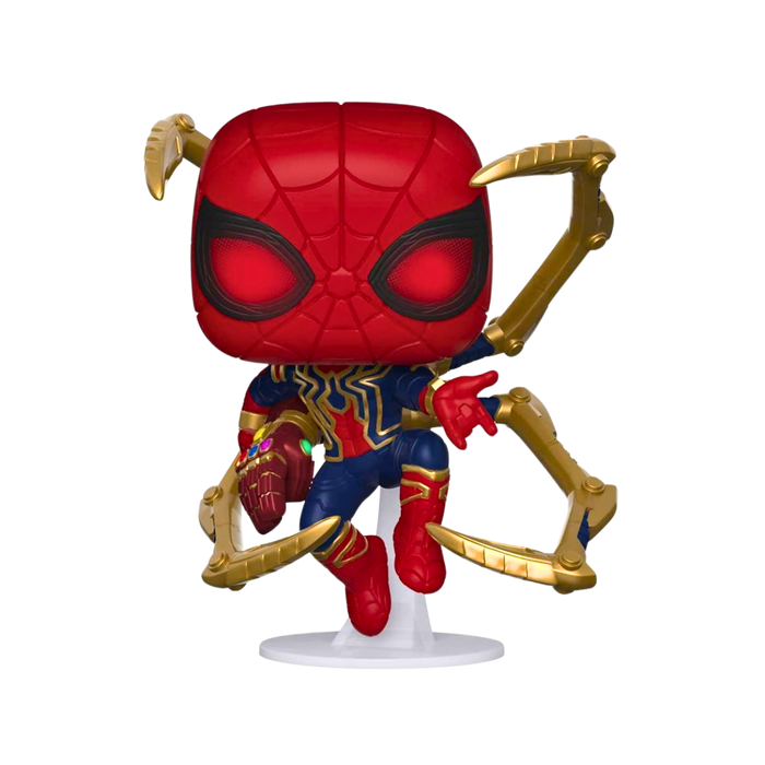 🕷️ בובת פופ איירון ספיידר עם כפפת הננו – Funko Pop! Marvel: Avengers Endgame #574