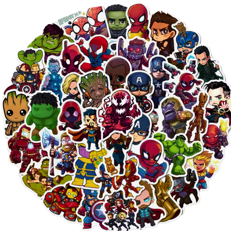 מדבקות - מארוול - מארז מדבקות אנימה מרקט https://anime-market.co.il