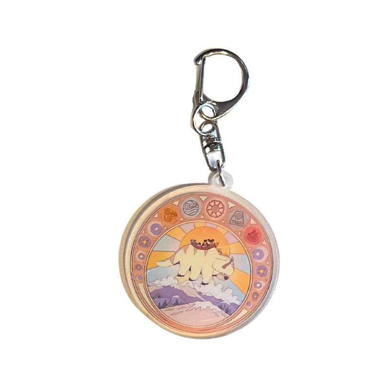 מחזיקי מפתחות - מחזיק מפתחות אקרילי אפפה עם שאנג – אווטאר כשף האוויר האחרון אנימה מרקט https://anime-market.co.il