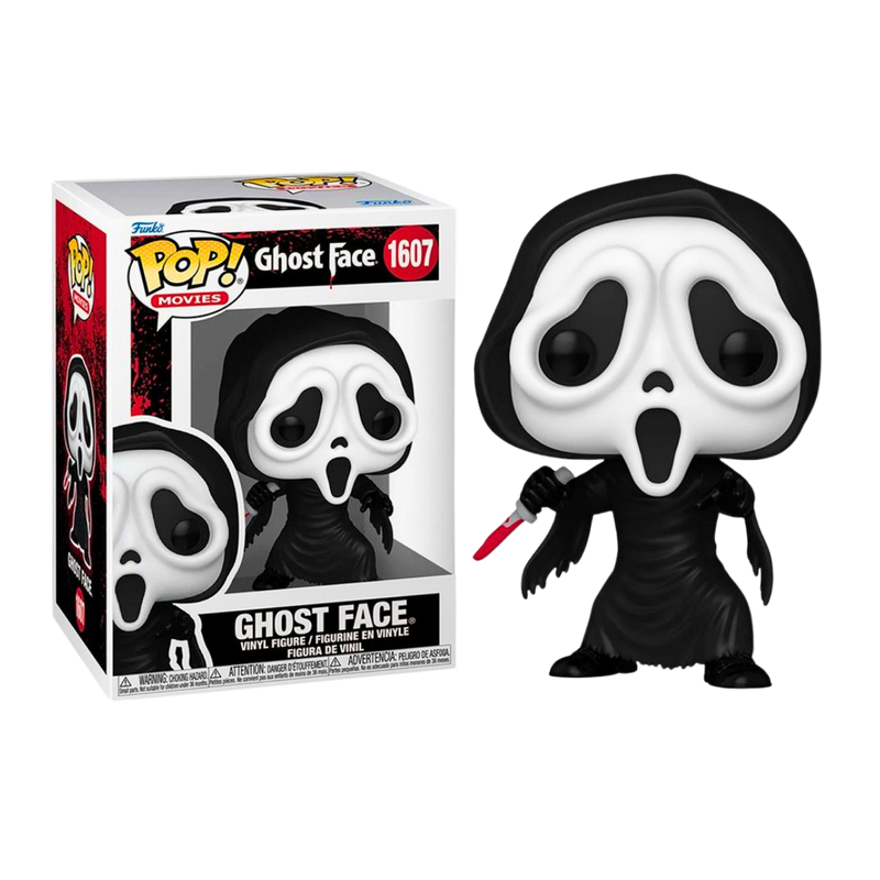 פסלוני אספנות - בובת פופ גוסט פייס – Funko Pop! Movies #1607 | Ghost Face Vinyl Figure | Scream פאנקו פופ https://anime-market.co.il