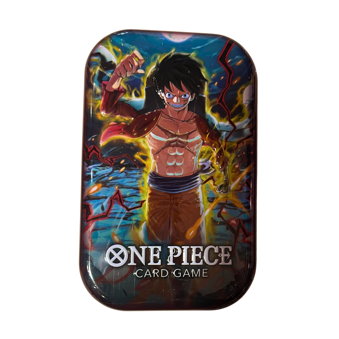 קלפי אספנות וואן פיס (באנגלית) – Monkey D. Luffy - One Piece TCG: Tin Pack Set Vol. 1 TS-01