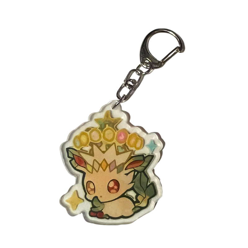 מחזיק מפתחות ליפאון Leafeon – התפתחות הצמח של Eevee מבית אנימה מרקט רק ב - https://anime-market.co.il