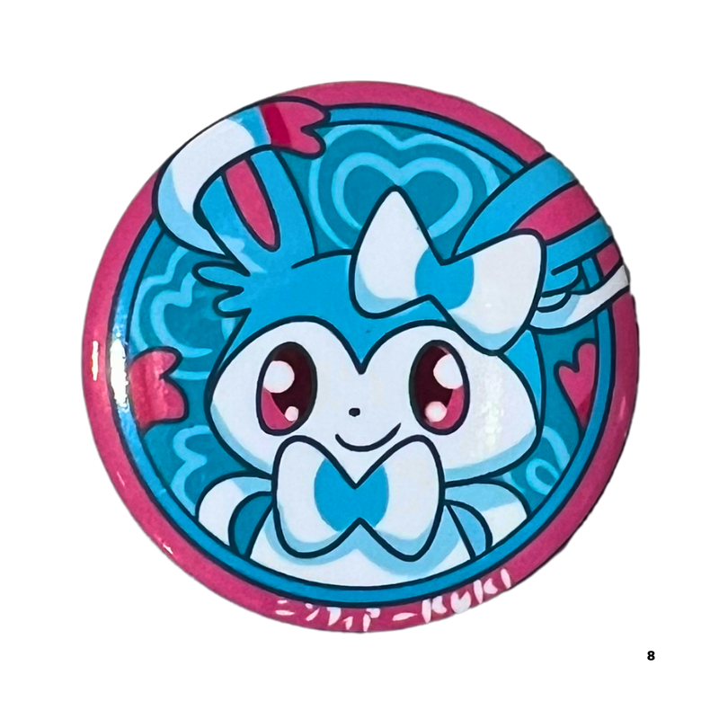 סיכת Sylveon – פוקימון – 44 מ”מ 🌸 מבית אנימה מרקט רק ב - https://anime-market.co.il