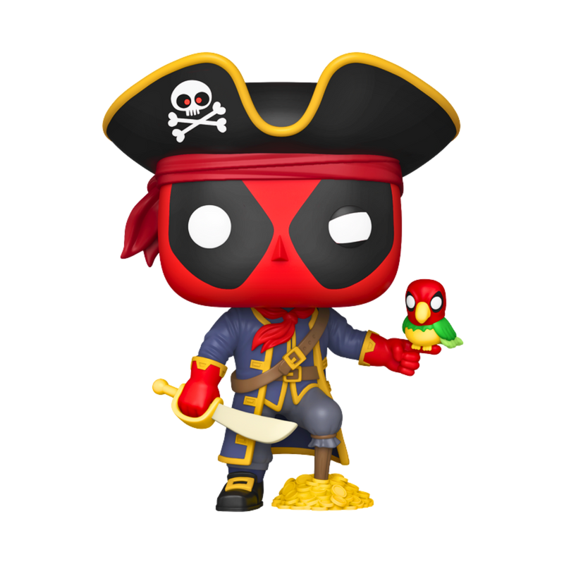 פסלוני אספנות - Funko Pop Plus Marvel – Deadpool as Long John Silver #1493 פאנקו פופ https://anime-market.co.il