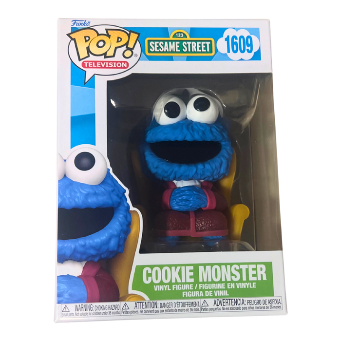 בובת פופ עוגיפלצת מקורית – Cookie Monster Funko Pop #1609 מסדרת רחוב סומסום