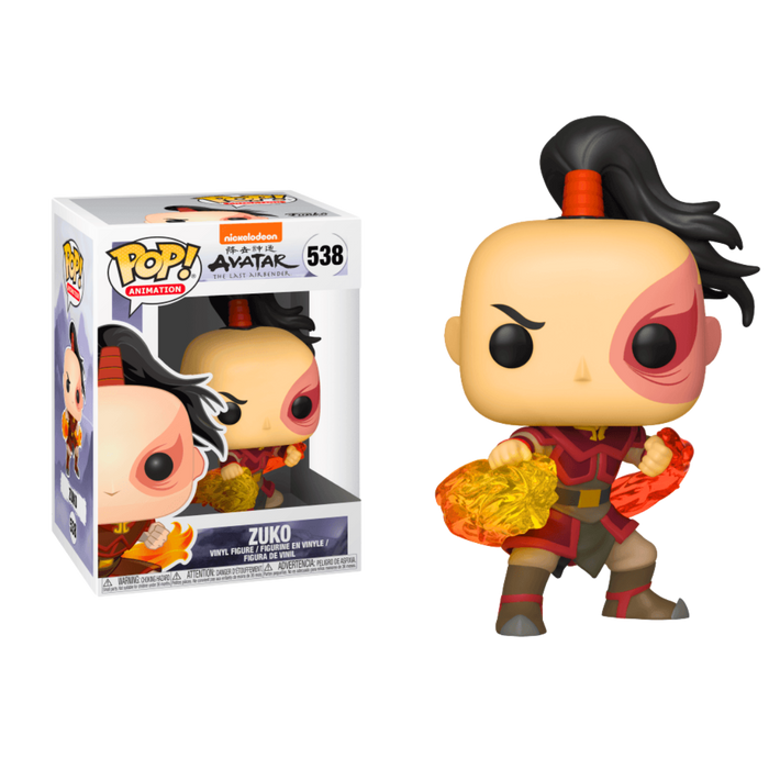 🔥 בובת פופ זוקו – Avatar: The Last Airbender | Funko POP! Animation #538