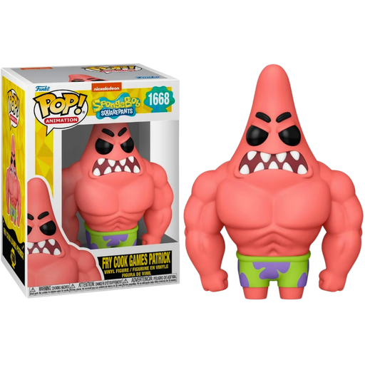 Funko Pop Patrick Star Fry Cook Games #1668 – בובספוג 25 שנה | דמות ויניל אספנות מבית אנימה מרקט רק ב - https://anime-market.co.il