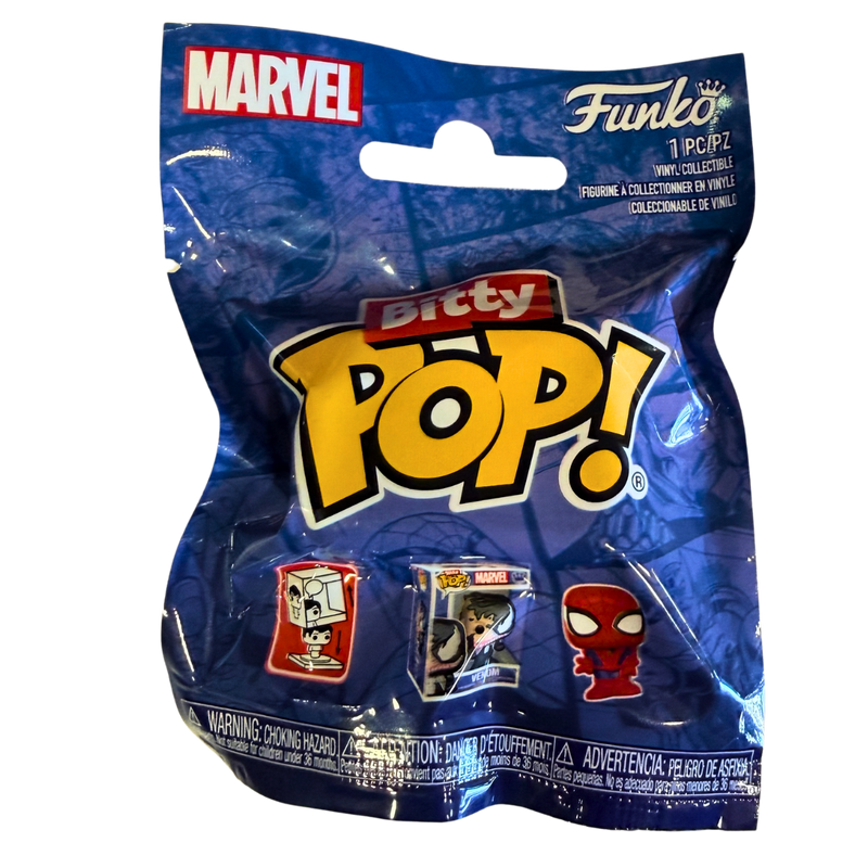 Bitty Pop Spider-Man בהפתעה – דמות מיני אספנות | 1 ב-35 ₪ או 3 ב-100 ₪ יחידה מבית אנימה מרקט רק ב - https://anime-market.co.il