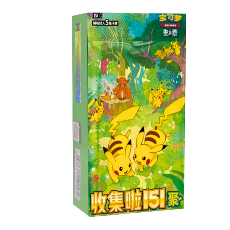 בוסטר בוקס קלפי פוקימון סינית Collect 151 Gathering Volume 4
