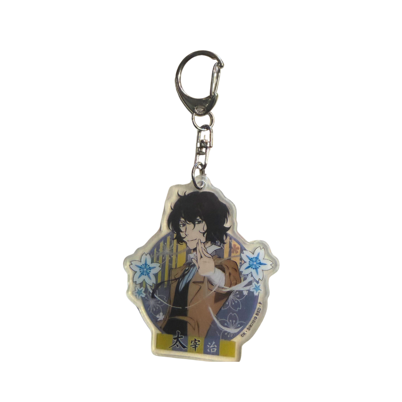 מחזיק מפתחות אקרילי אוסאמו דאזאי | Bungo Stray Dogs / כלבי ספרות נודדים מבית אנימה מרקט רק ב - https://anime-market.co.il