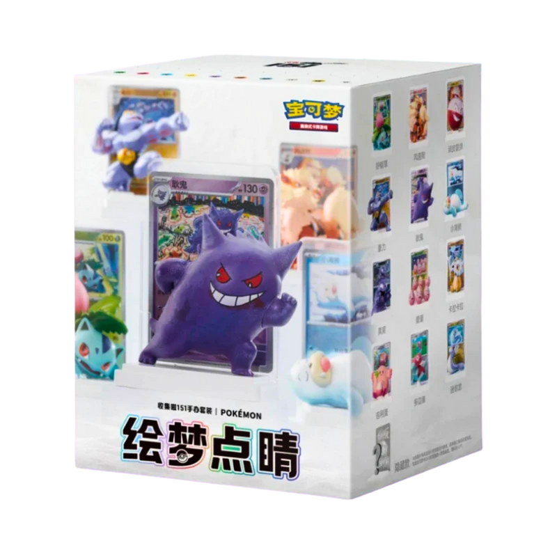 קופסת הפתעה Pokémon Dream Painting Collection 151 Figure Set בגרסה הסינית