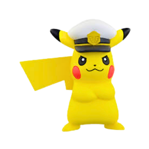 קפטן פיקאצ’ו (Captain Pikachu) – דמות אספנות מפוקימון אופקים מבית אנימה מרקט רק ב - https://anime-market.co.il