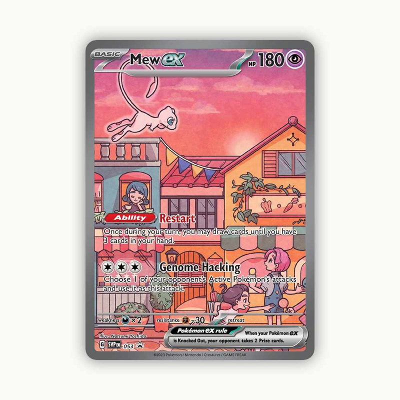 Mew ex 053 – Pokémon 151 Promo Card מקורי