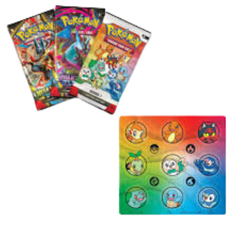 Pokémon First Partner Illustration Collection Series 1 – מארז קלפים נדיר | פרומו + בוסטרים מבית אנימה מרקט רק ב - https://anime-market.co.il