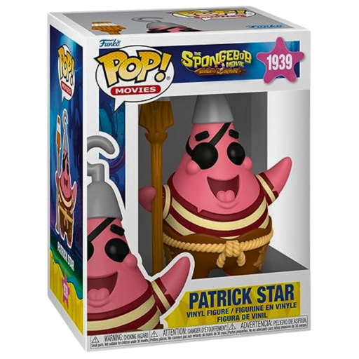 פאנקו פופ - בובת Funko Pop! Movies: Patrick Star #1939 – The SpongeBob Movie אנימה מרקט https://anime-market.co.il
