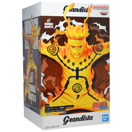Banpresto Grandista Naruto Uzumaki – נארוטו שיפודן | דמות אספנות 22 ס״מ מבית אנימה מרקט רק ב - https://anime-market.co.il