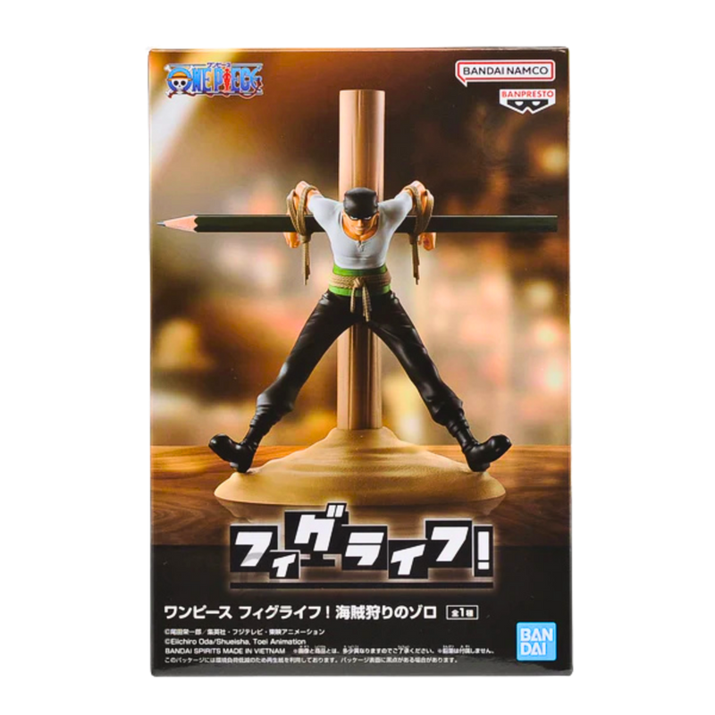 Banpresto FiguLife Zoro – וואן פיס | רורונואה זורו מחזיק עטים דמות אספנות מבית אנימה מרקט רק ב - https://anime-market.co.il