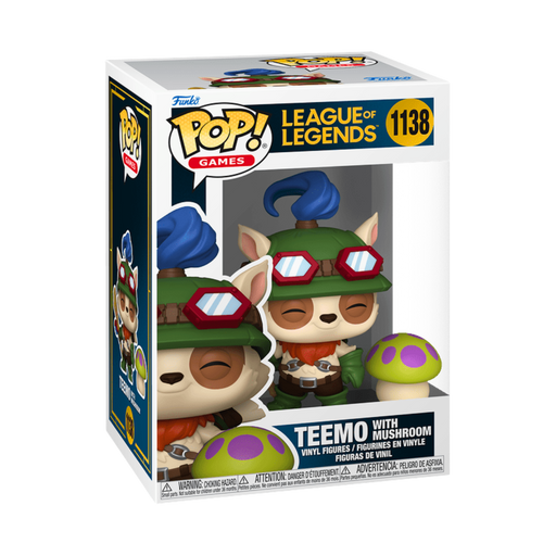 Funko Pop! League of Legends – Teemo with Mushroom #1138 | פופ אספנות רשמי מבית אנימה מרקט רק ב - https://anime-market.co.il