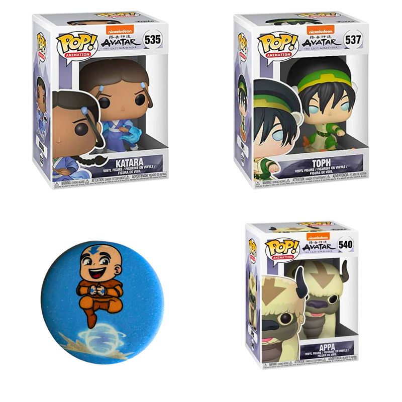 באנדל אספנים מטורף – Avatar: The Last Airbender + סיכה מנצנצת! 🔥