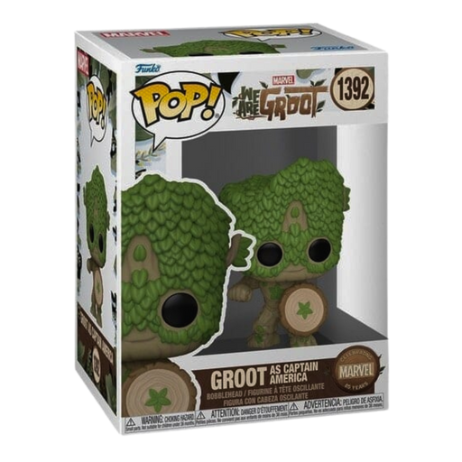 Funko Pop Groot Captain America #1392 – מארוול דמות אספנות We Are Groot מבית אנימה מרקט רק ב - https://anime-market.co.il