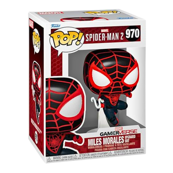 בובת פופ Miles Morales – Spider-Man 2 | Funko Pop! Marvel Gamerverse #970