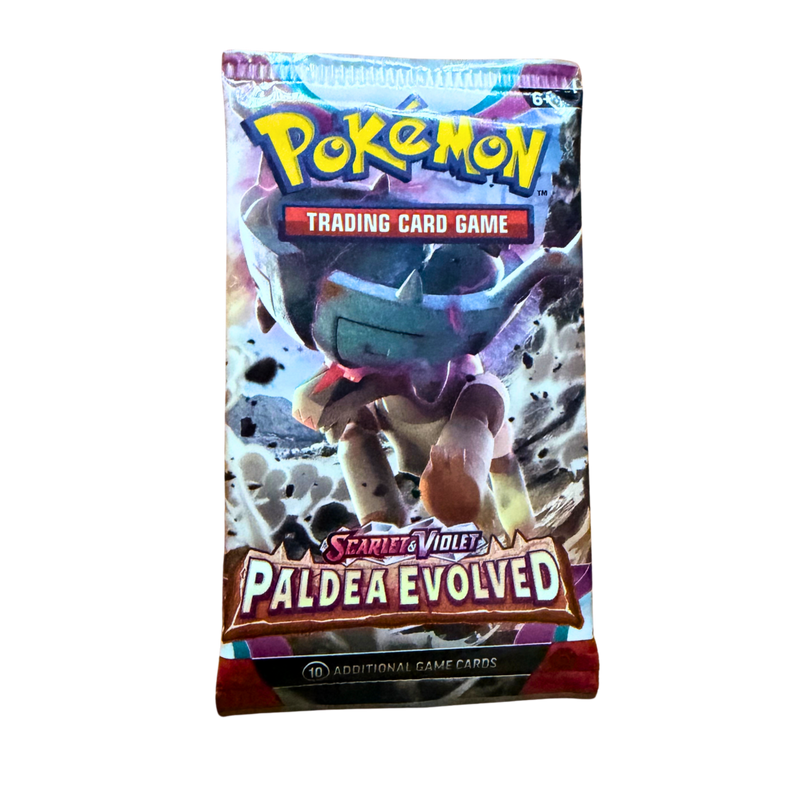 Pokémon TCG: Scarlet & Violet – Paldea Evolved Booster Pack | חבילת בוסטר מקורית ⚡🔥🌿
