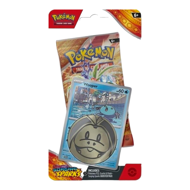 Pokémon TCG Scarlet & Violet: Surging Sparks – Wooper Blister מבית קלפים רק ב - https://anime-market.co.il