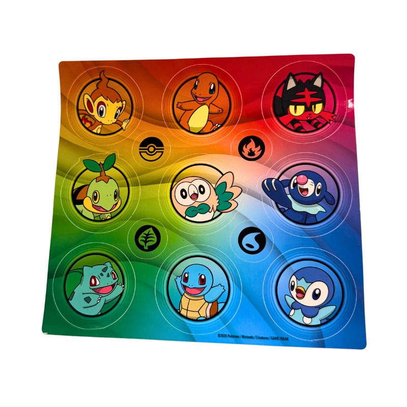 מארז מדבקות Pokémon – מדבקות מקוריות בעיצוב פוקימונים אהובים