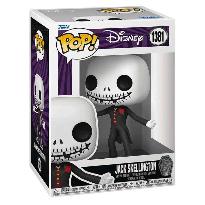 ףFunko Pop Jack Skellington #1381 – הסיוט שלפני חג המולד Disney | דמות ויניל אספנות