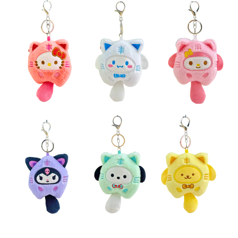 בובות פרווה - סט מחזיקי מפתחות חתול פרוותיים Sanrio – לא רשמי | הזמנה מוקדמת אנימה מרקט https://anime-market.co.il