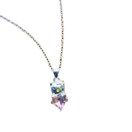 שרשראות - שרשרת הלו קיטי מנצנצת – Kawaii Necklace (הזמנה מוקדמת) אנימה מרקט https://anime-market.co.il