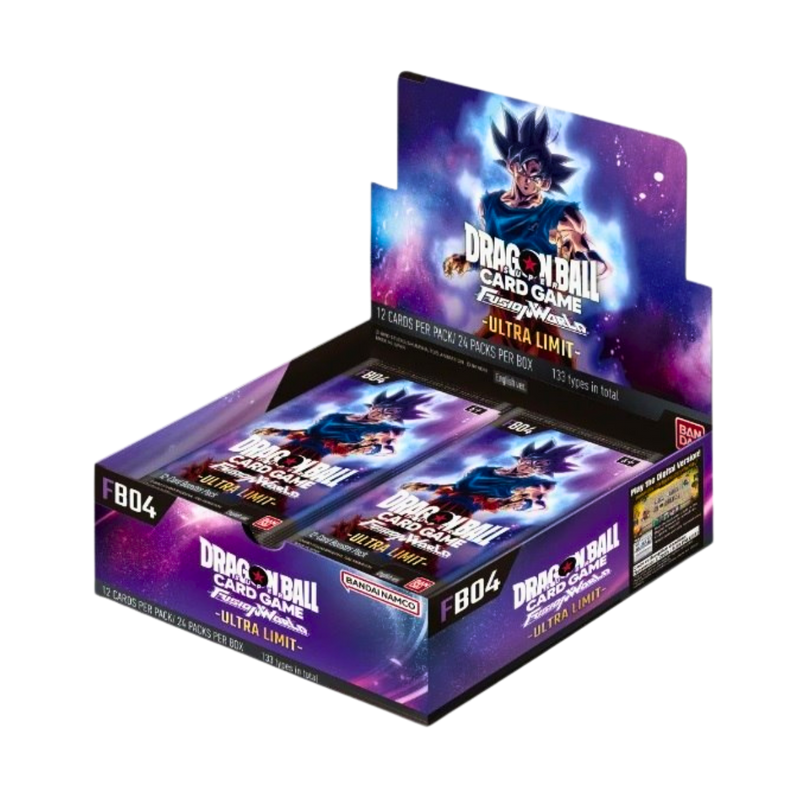מארז קלפי דרגון בול Dragon Ball Fusion World FB04 Ultra Limit Booster Box – 24 חבילות